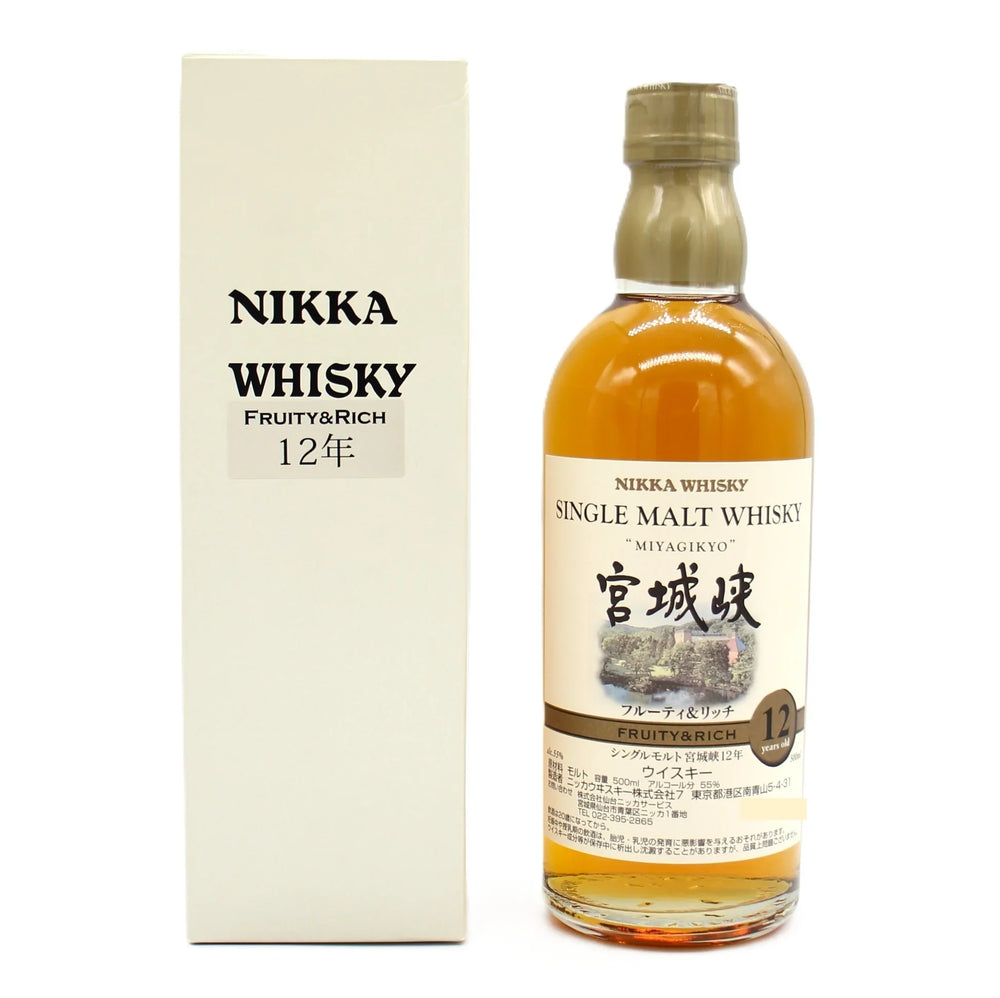 ニッカウイスキー 宮城峡12年 フルーティ&リッチ 500ml