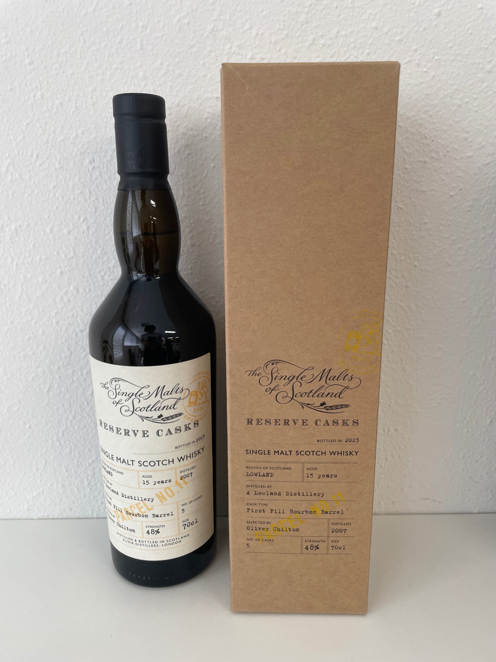 Reserve Cask Lowland Single Malt [2007] 15 Years