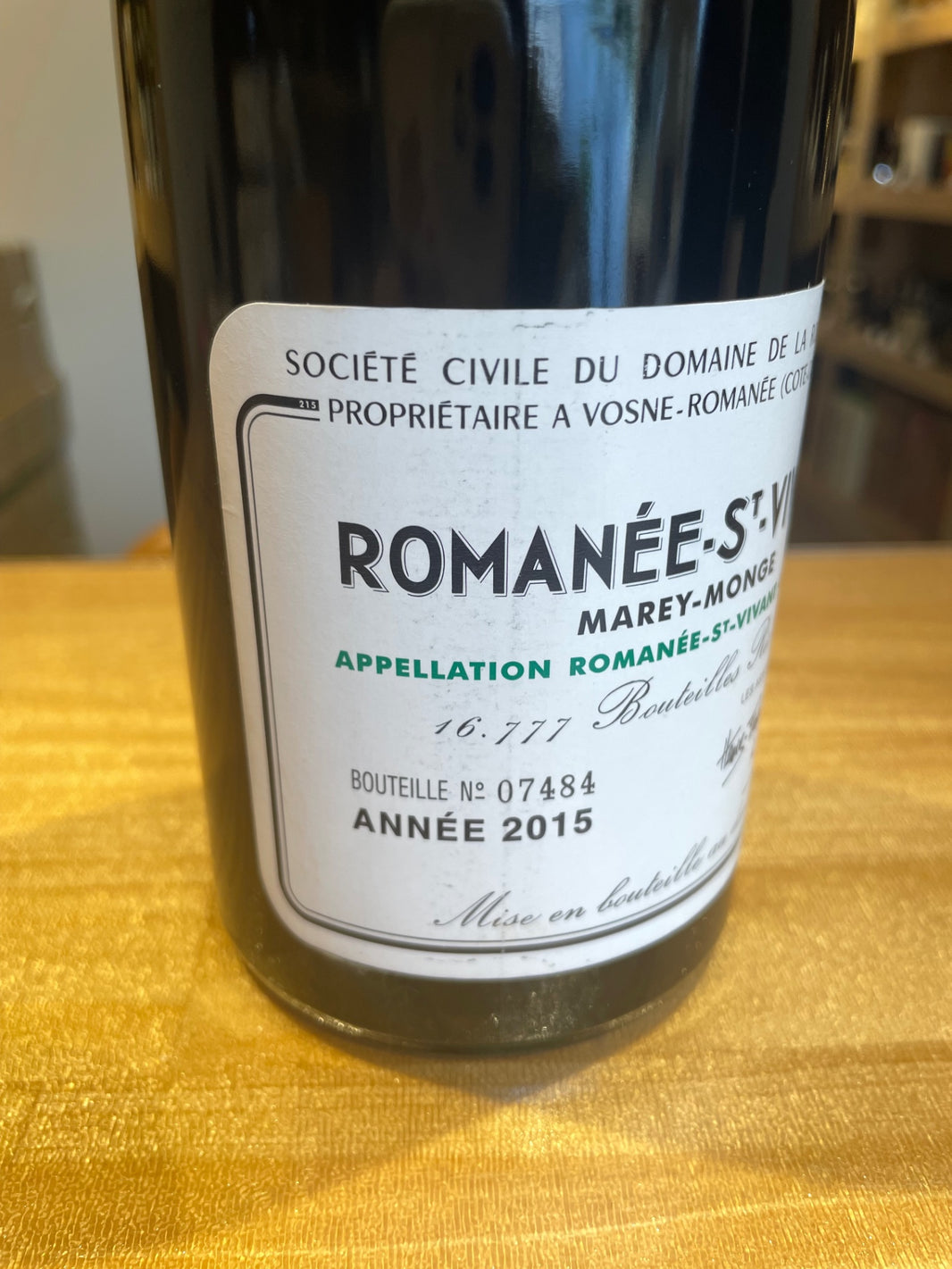 image DRC ロマネ・サン・ヴィヴァン 2015