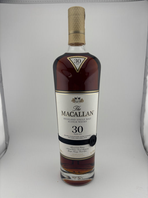 The MACALLAN ザ・マッカラン 30年 2024 シェリーオークカスク 外箱/木箱有 ウイスキー 代理店サントリー