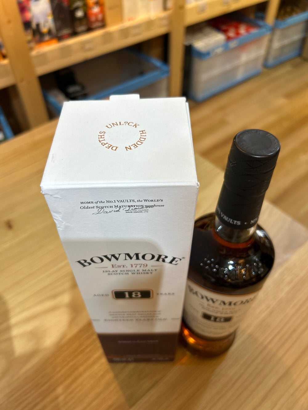 Bowmore 18 Year Old Single Malt Whisky 700ml