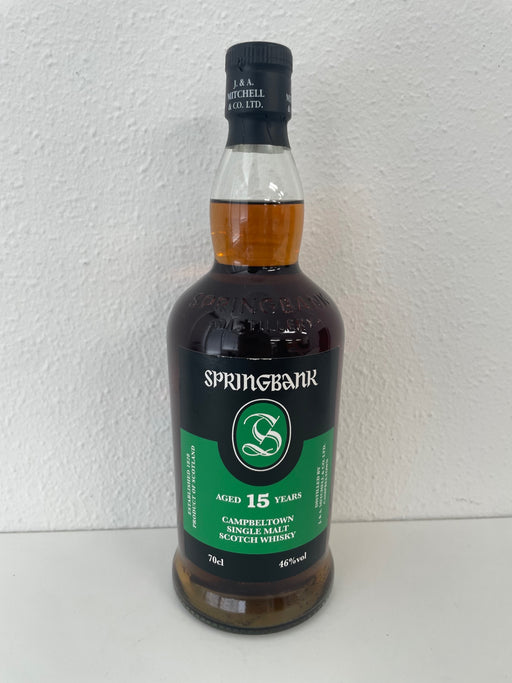 [New Label] Springbank 15 Year Old, Authentic, 46% ABV, 700ml